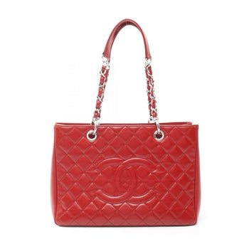 Chanel Matelasse Grand Shopping Gst Tote Bag In Calfskin Leather
