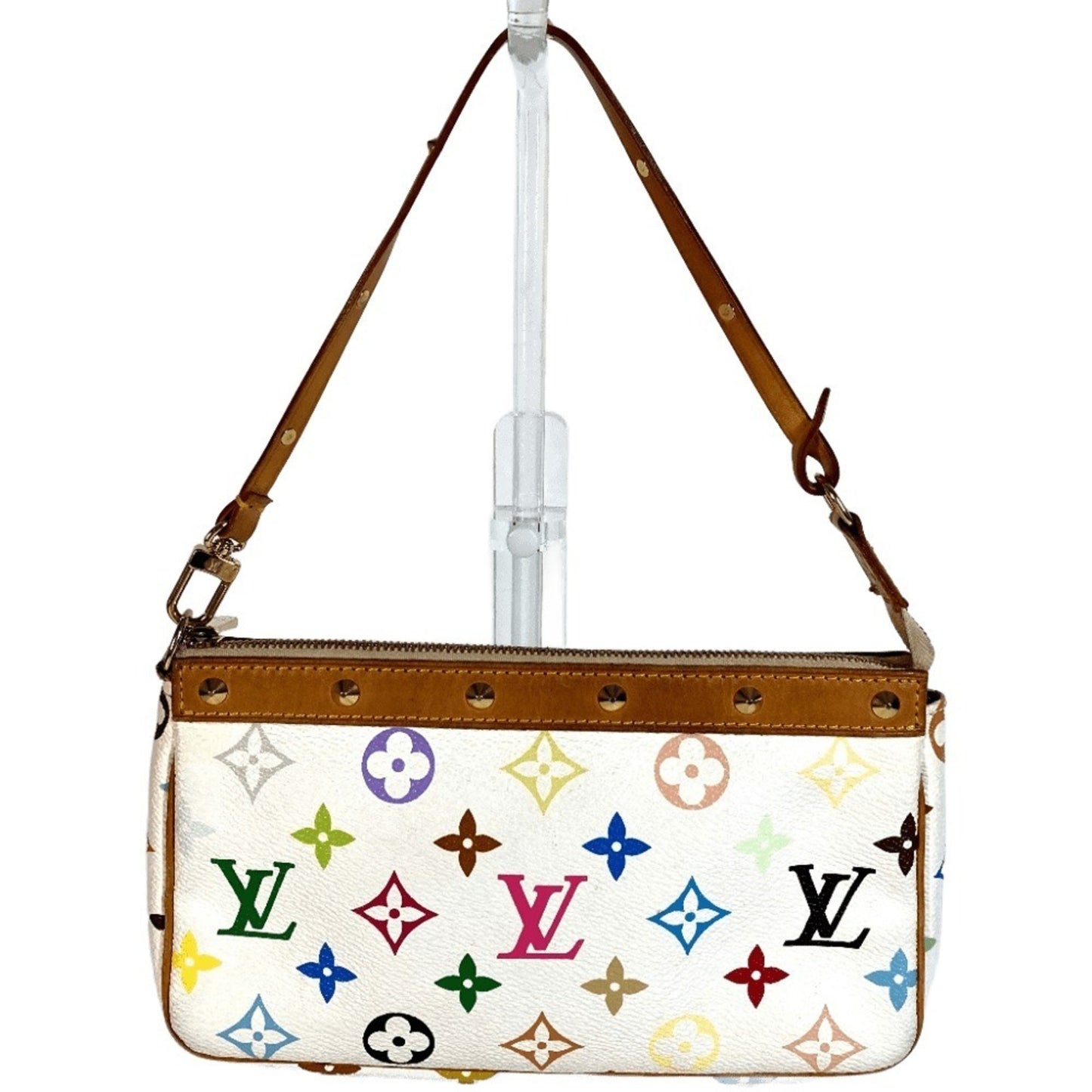 Louis Vuitton M92649 Monogram Multicolore Pochette Accessoires Accessory Pouch Handbag Shoulder Bag