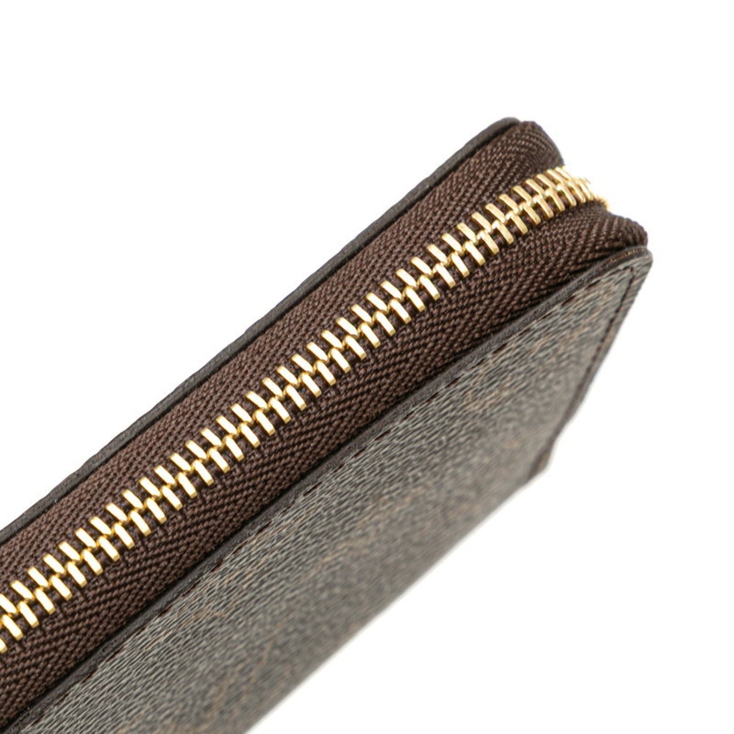 Louis Vuitton Monogram Zippy Coin Purse M60067 Brown Leather