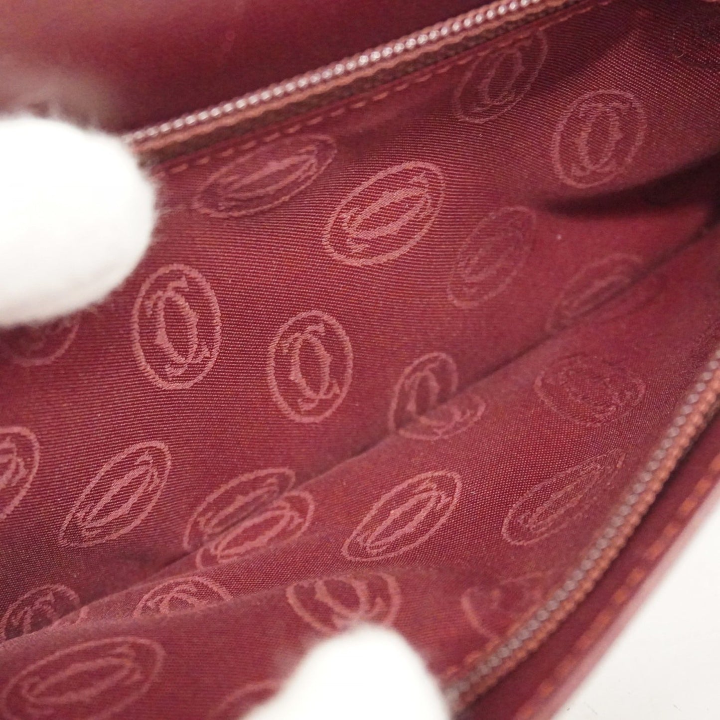 Leather Cartier Long Wallet (Bi-Fold)