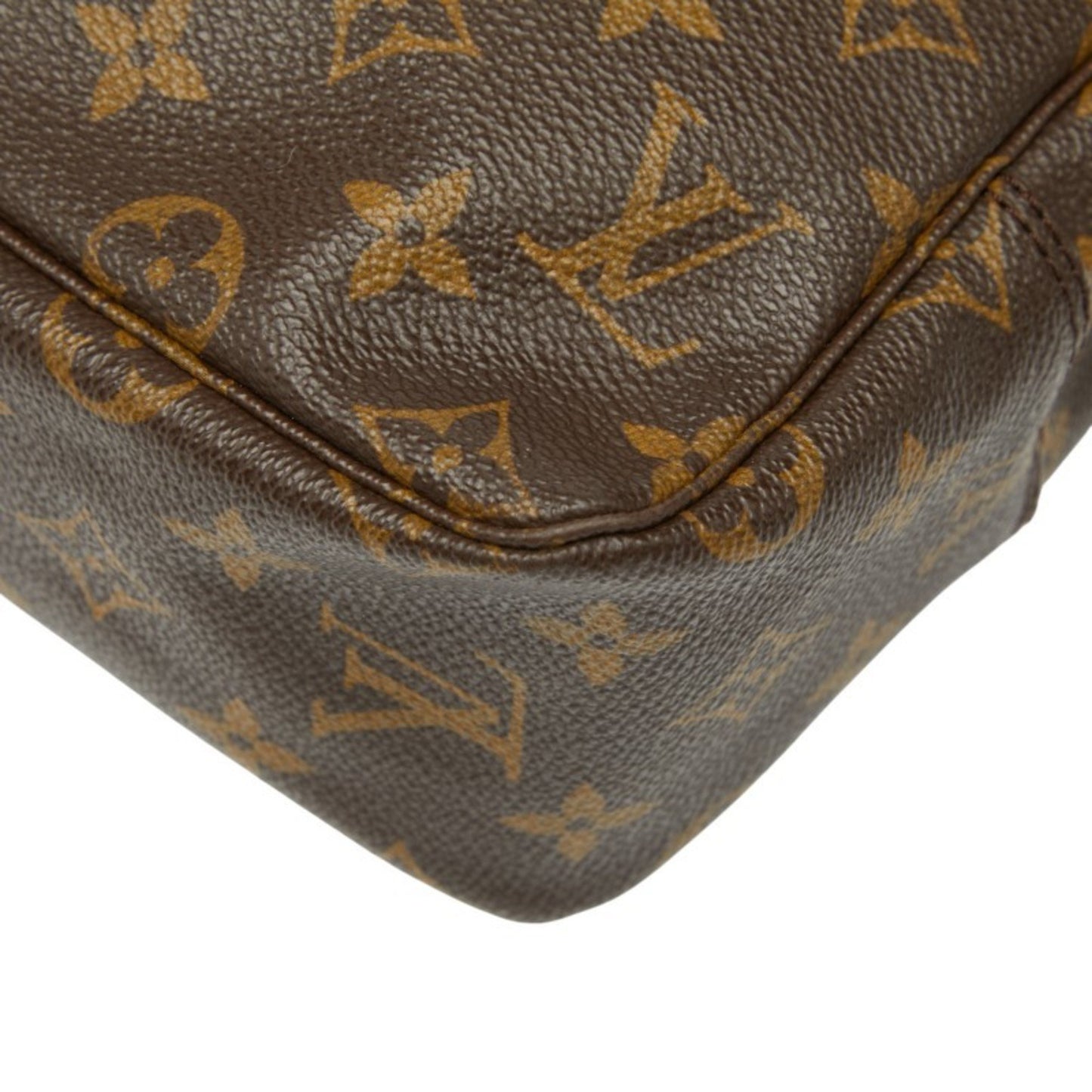 Louis Vuitton Monogram True Toilet 28 Second Bag/Clutch Bag M47522 Brown