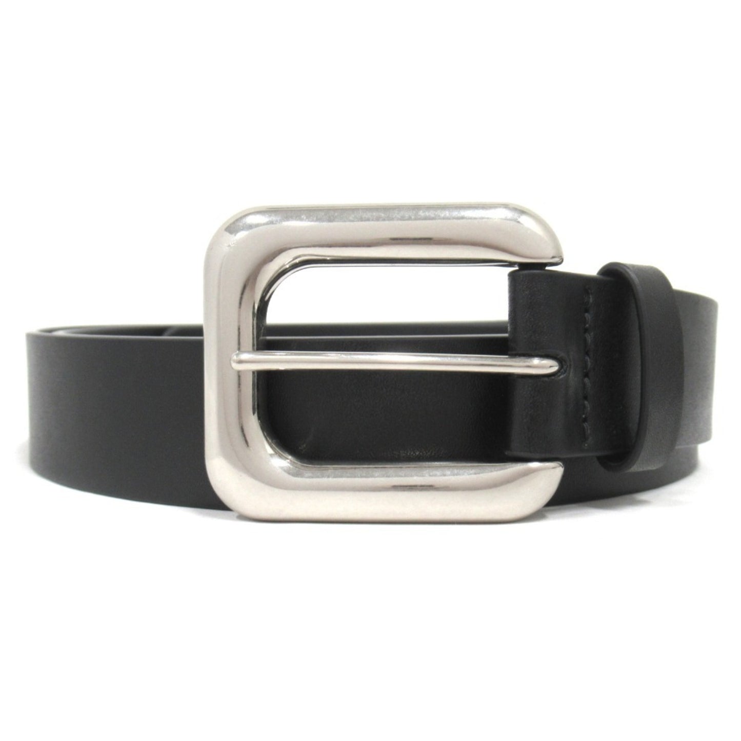 Bottega Veneta Men'S Leather Belt With Square Buckle