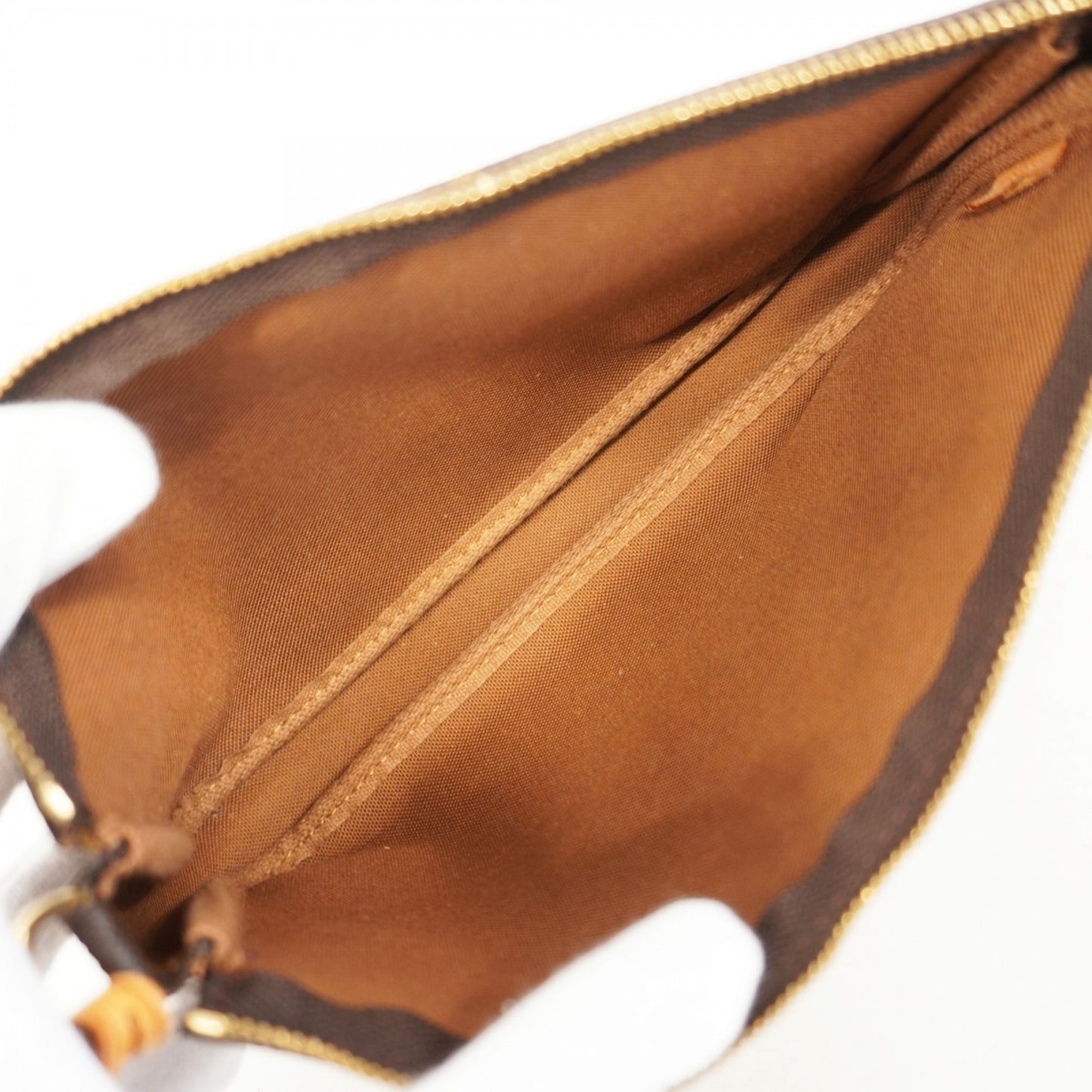 Louis Vuitton Monogram Pochette Accessoires M51980 Brown