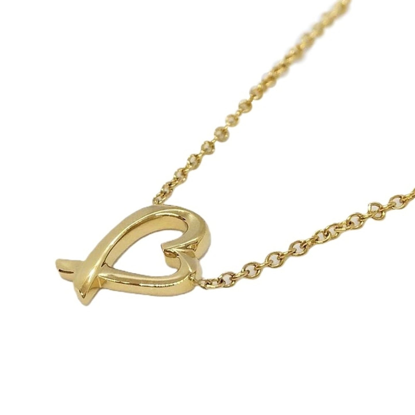 Tiffany & Co. Paloma Picasso Labyrinth Heart Necklace In 18K Yellow Gold