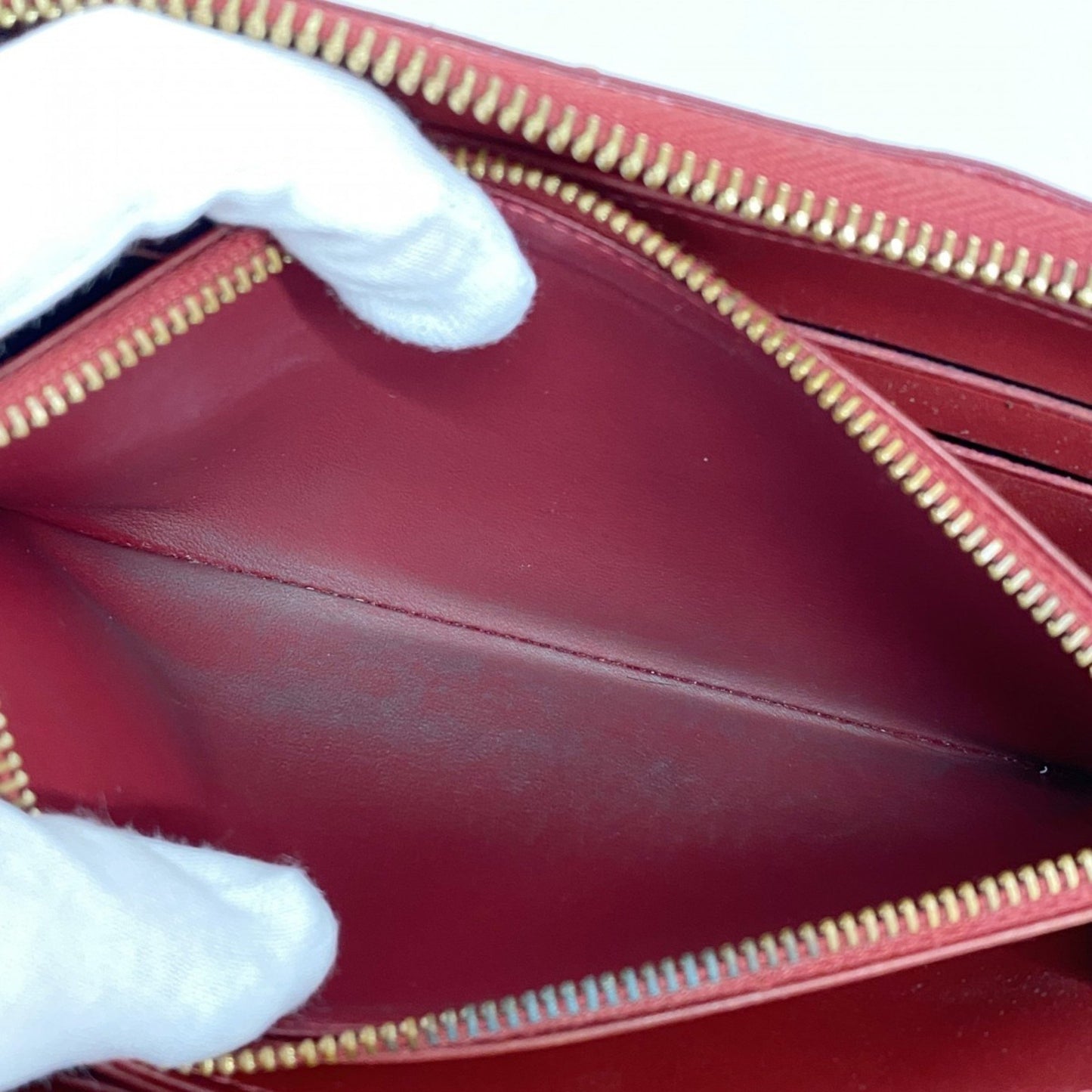 Louis Vuitton Vernis Zippy Wallet M91981 Pomme D'Amour