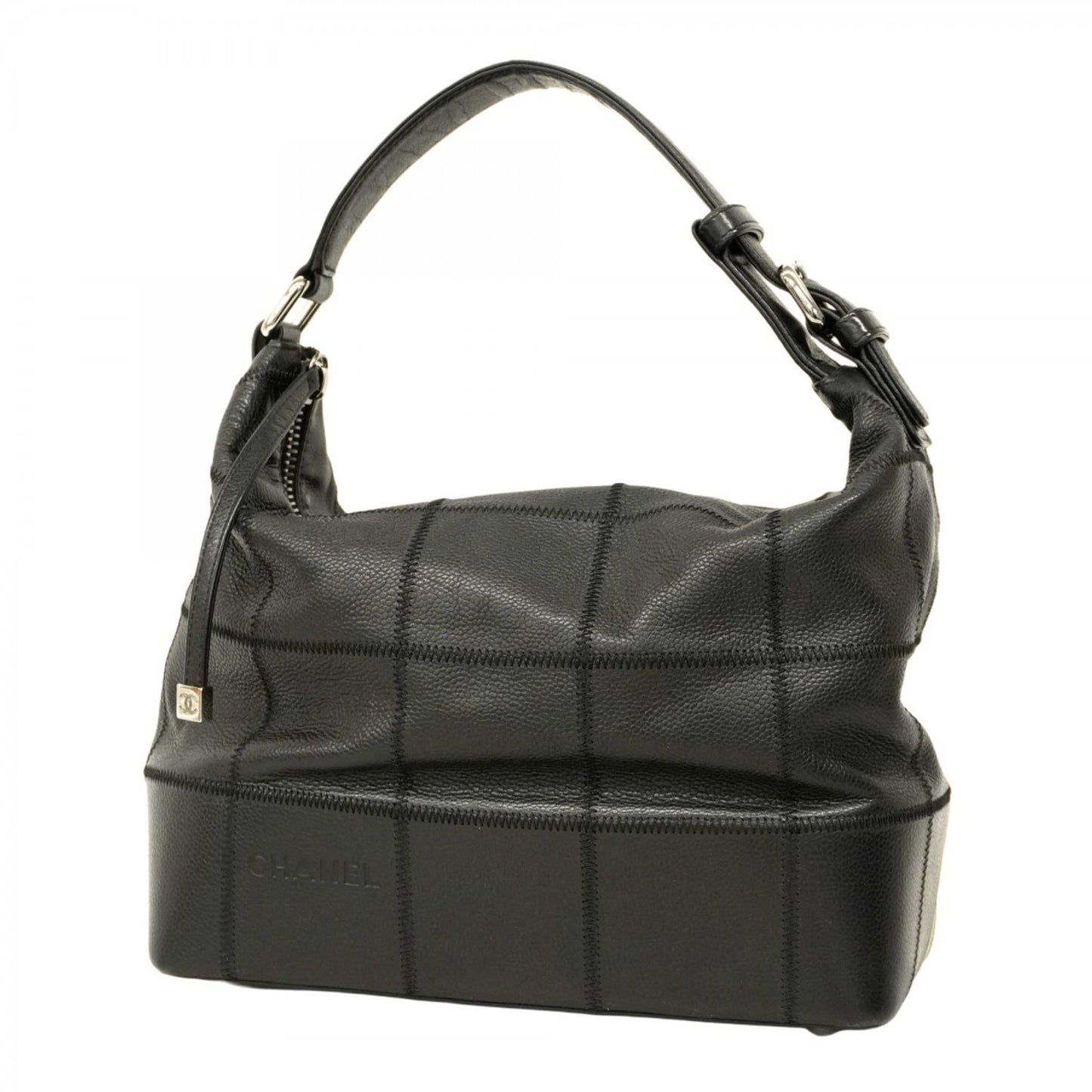 Chanel Chocobar Leather Shoulder Bag