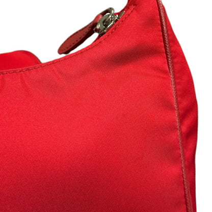 Prada Shoulder Bag Nylon 1Bh204 Red