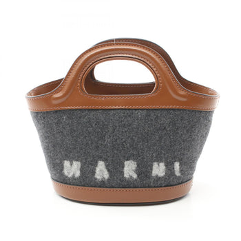 Marni Wool And Leather Handbag For Women