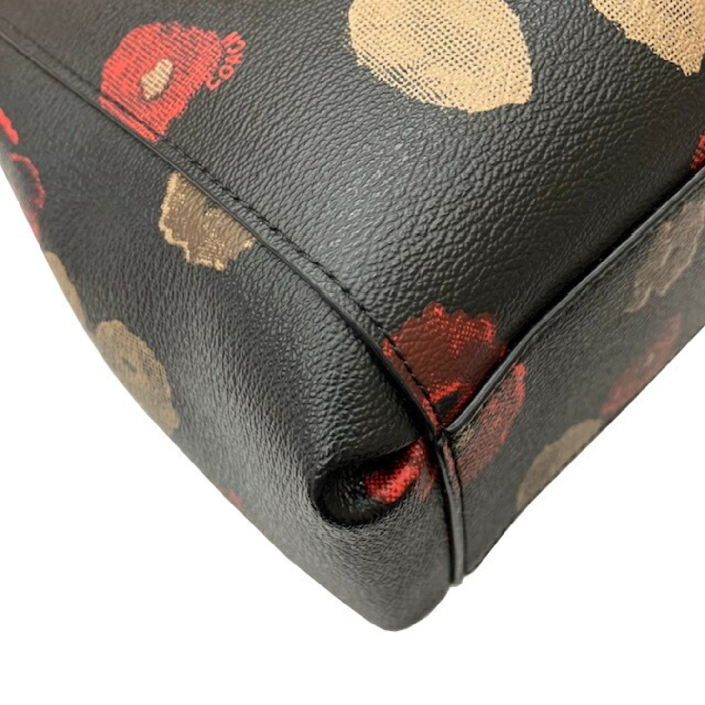 Coach F55539 Black Leather Handbag/Shoulder Bag
