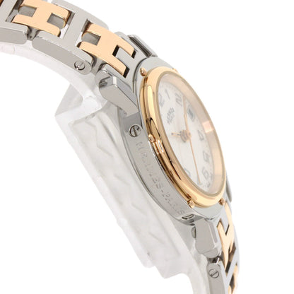 Herms Cl4.221 Clipper Nacle Stainless Steel Watch