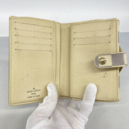 Louis Vuitton Damier Azur Portefeuille Viennois Wallet N61676 White