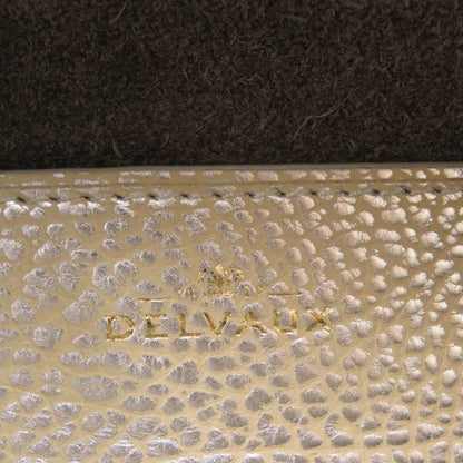 Like New Delvaux Cool Box Mm Calfskin Leather Antique Silver Aa0457Amf080Ddo 2-Way Handbag 1257