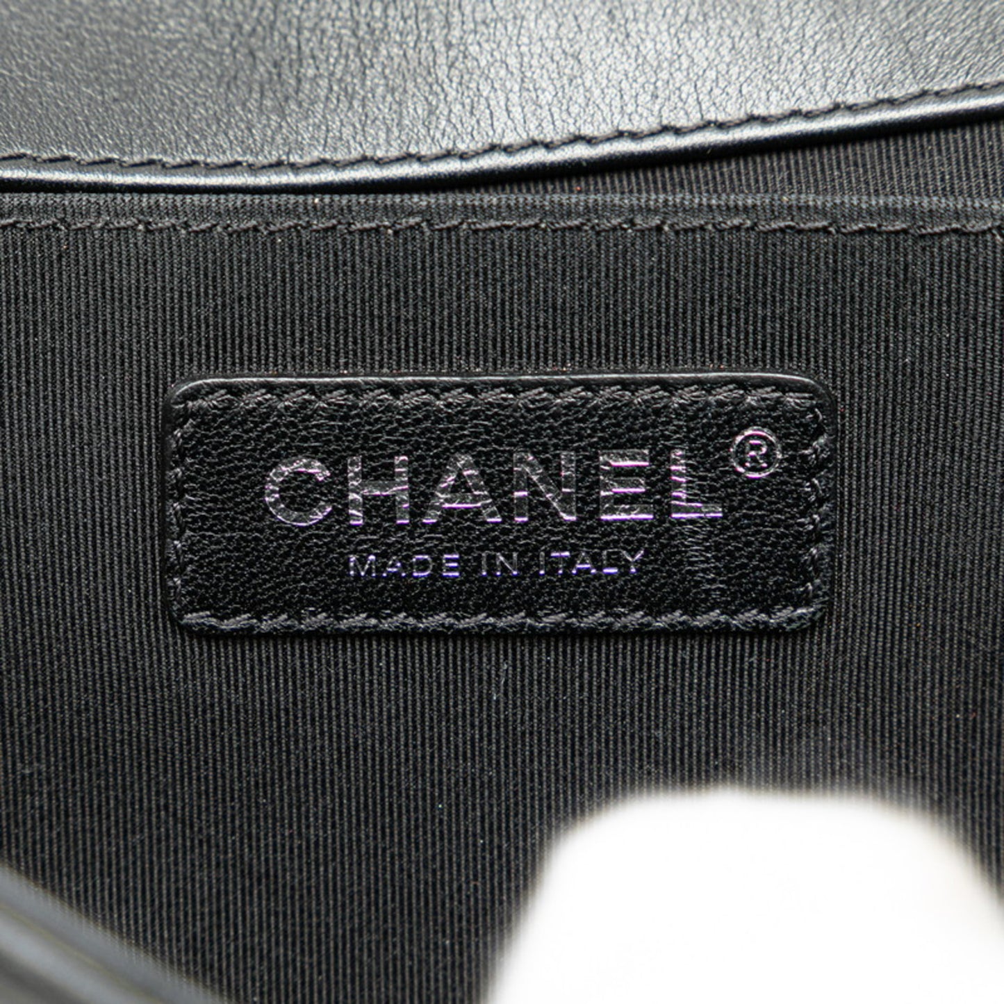 Chanel Boy Chanel 25 Crossbody Chain Shoulder Bag In Black