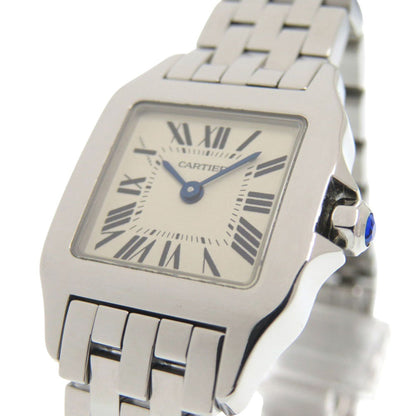 Cartier Santos Demoiselle W25064Z5 Stainless Steel White