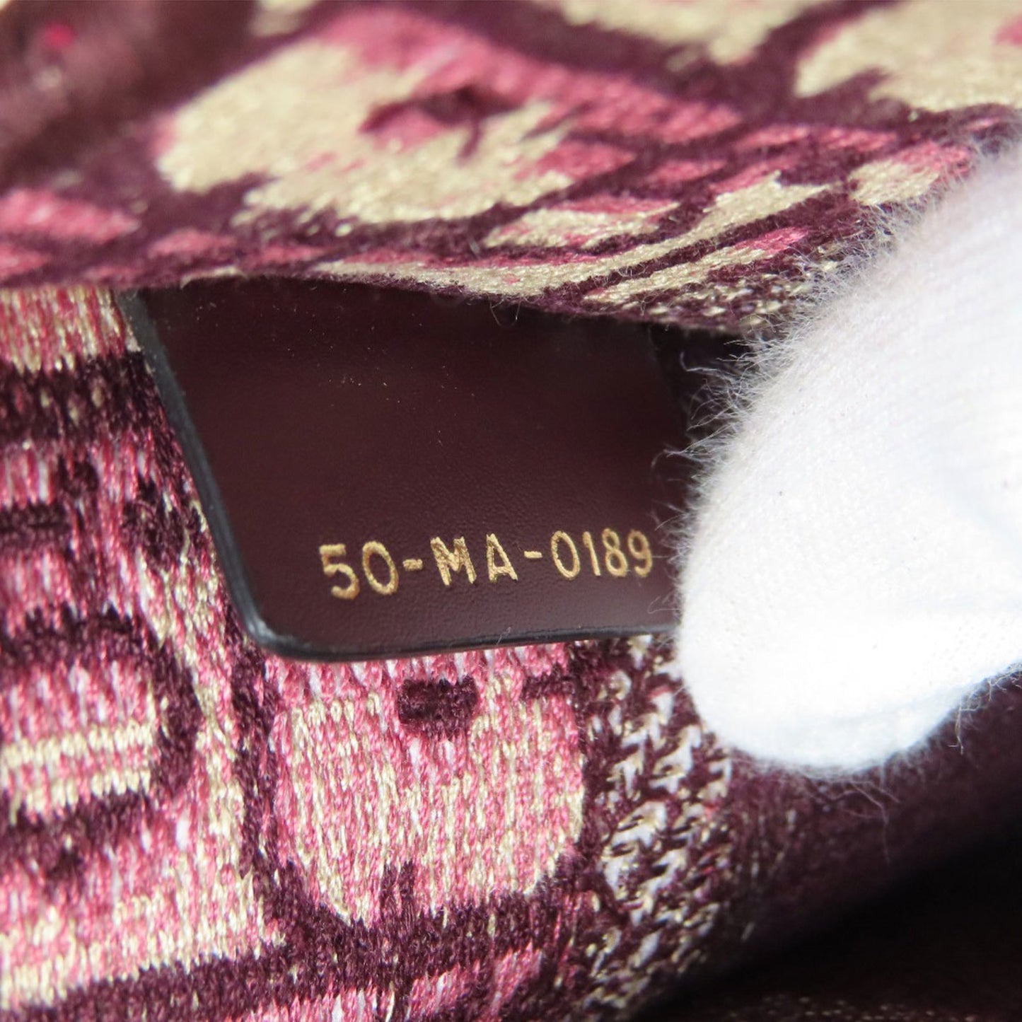 Christian Dior Book Tote Mini Handbag Canvas