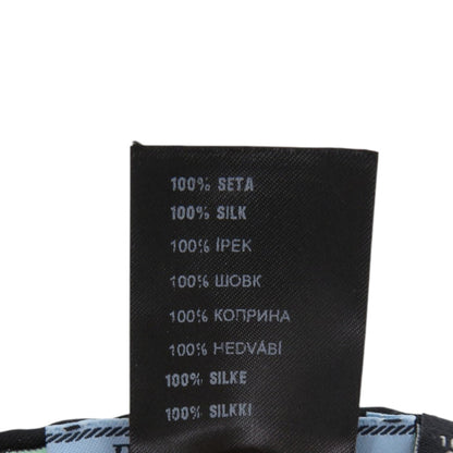 Prada Printed Silk Floral Multicolor Scarf Muffler 0065 Prada