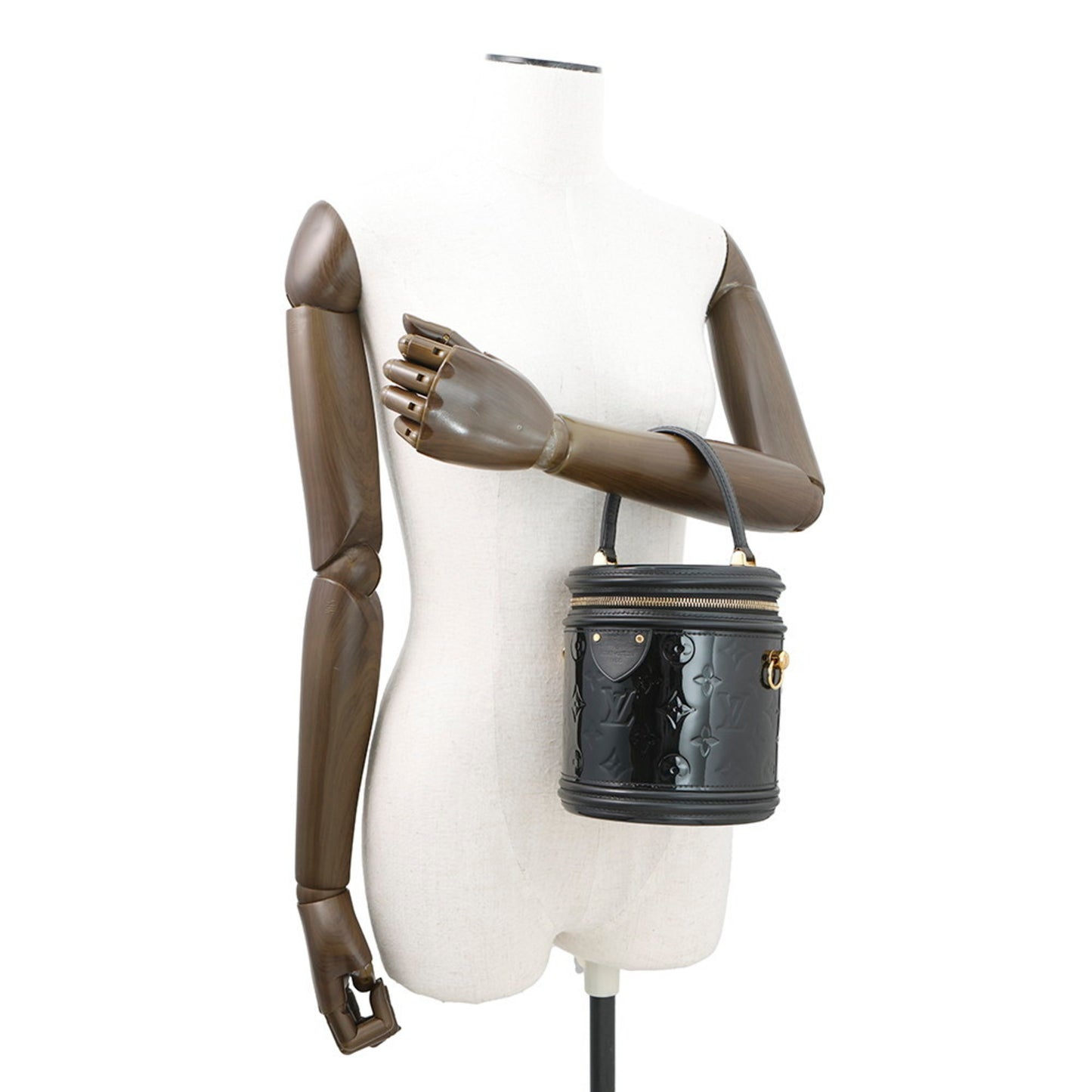 Louis Vuitton Monogram Vernis Cannes Pm Handbag M53997 Louis Vuitton 2-Way Shoulder Bag Black