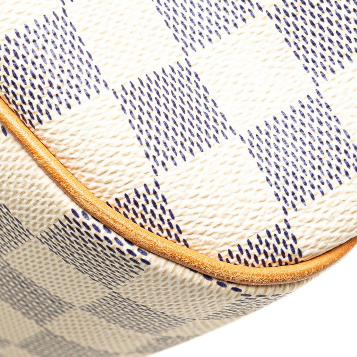 Louis Vuitton Damier Azur Syracuse Pm Crossbody Shoulder Bag N41113 White Leather