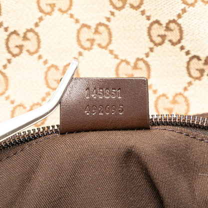Gucci Gg Canvas Waist Bag/Body Bag 145851 Beige/Brown Canvas/Leather