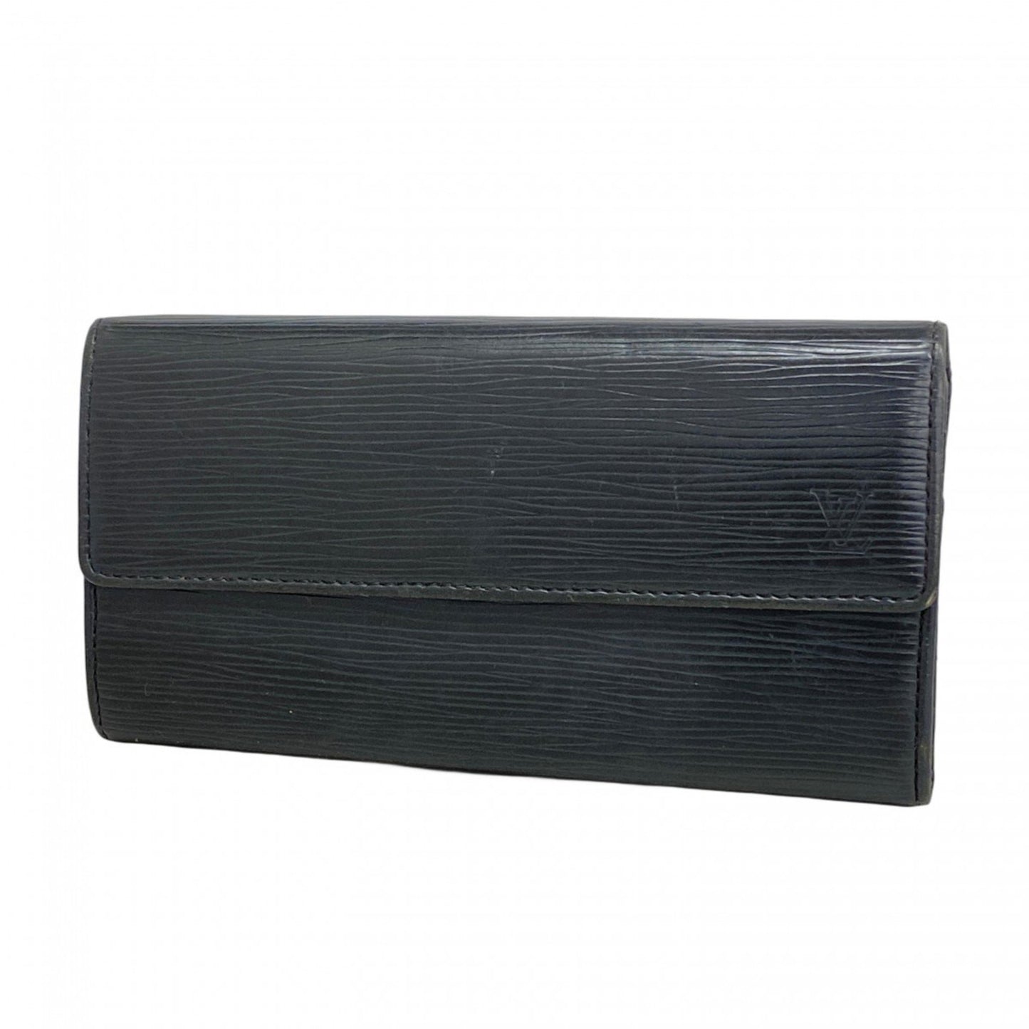Louis Vuitton Epi Portefeuille Sarah Long Wallet M63742 Noir