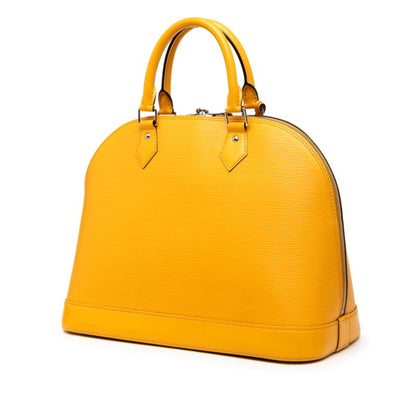 Louis Vuitton Epi Alma Pm Handbag M40619 Citron Yellow Leather