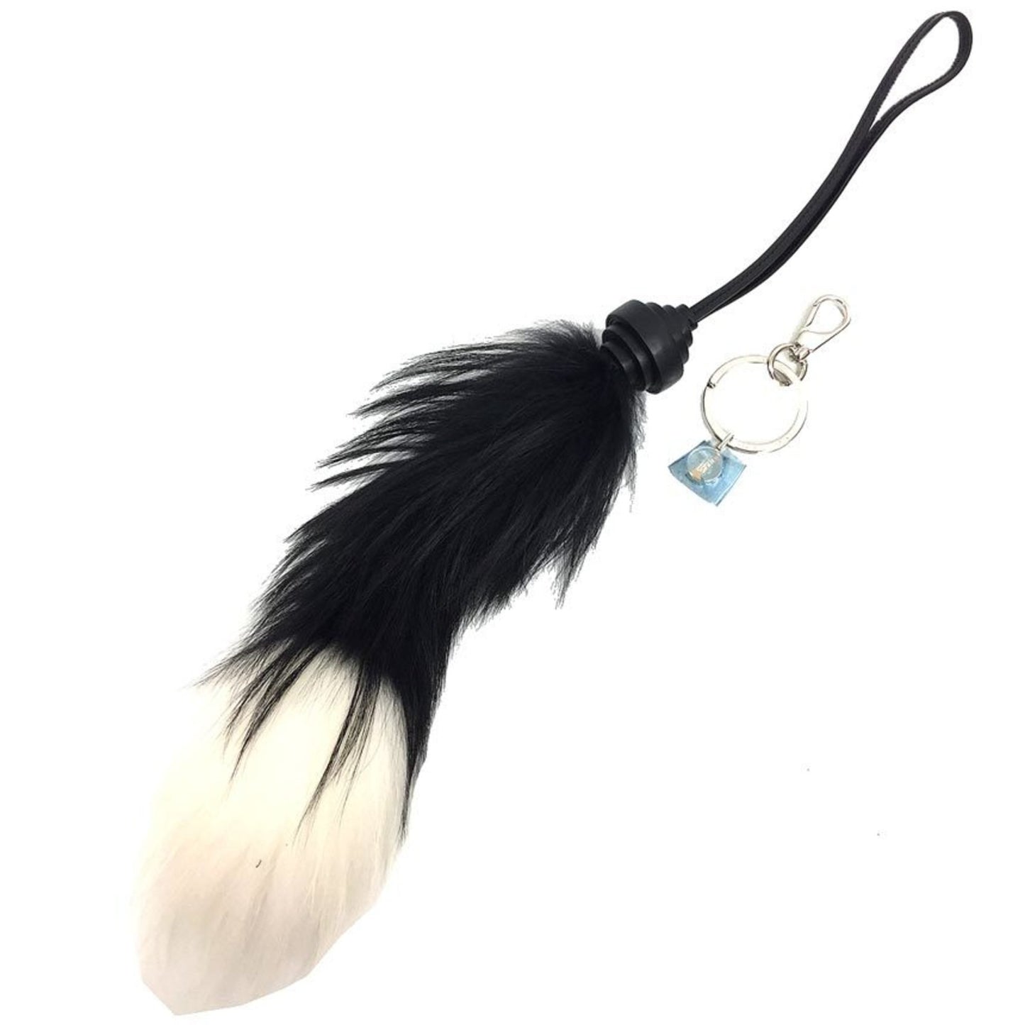 Tod'S Fur Charm Key Ring Holder Wallet 11602