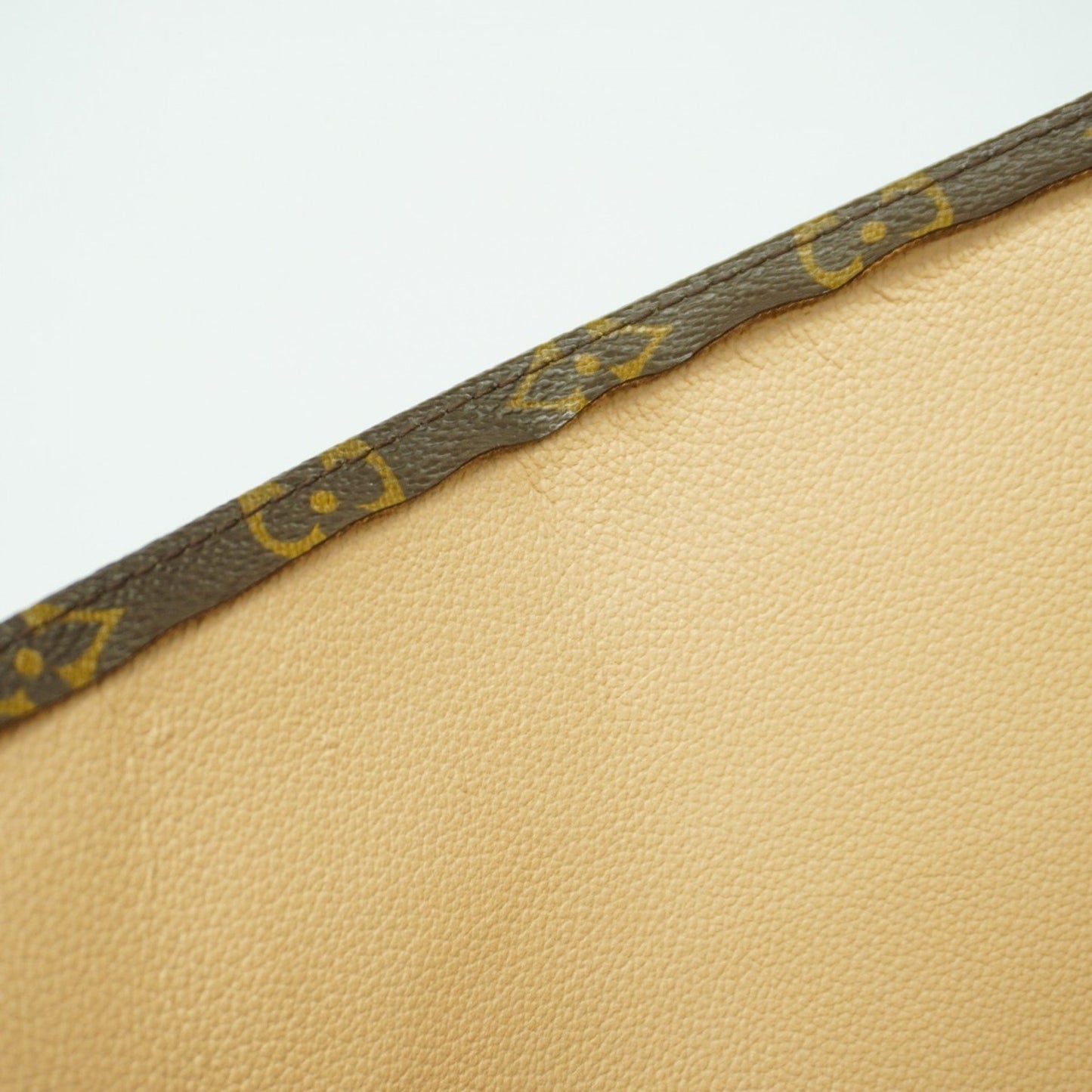 Louis Vuitton Monogram Sac Plat Tote Bag M51140 Brown
