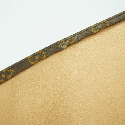Louis Vuitton Monogram Sac Plat Tote Bag M51140 Brown