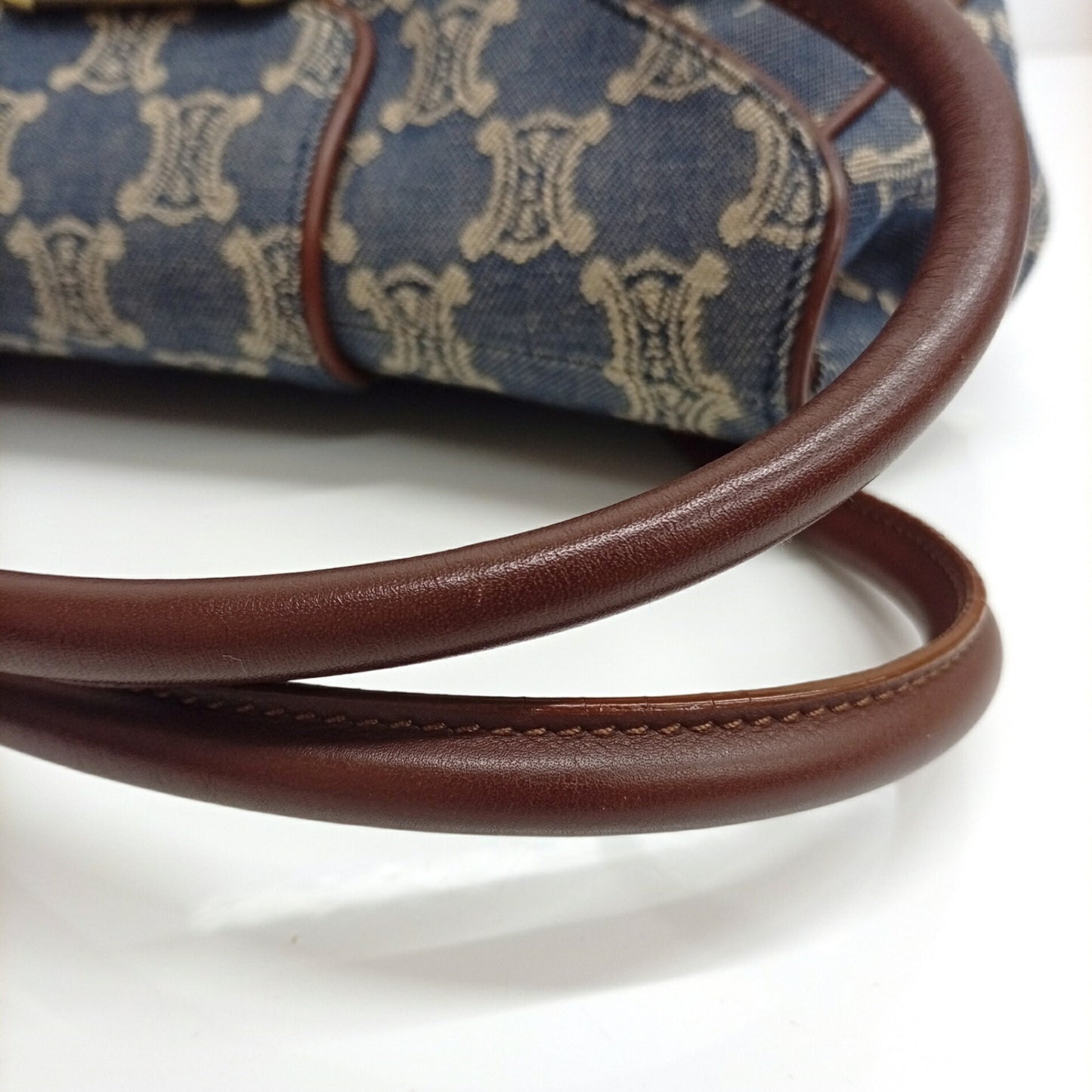 Celine Paris Macadam Denim Handbag