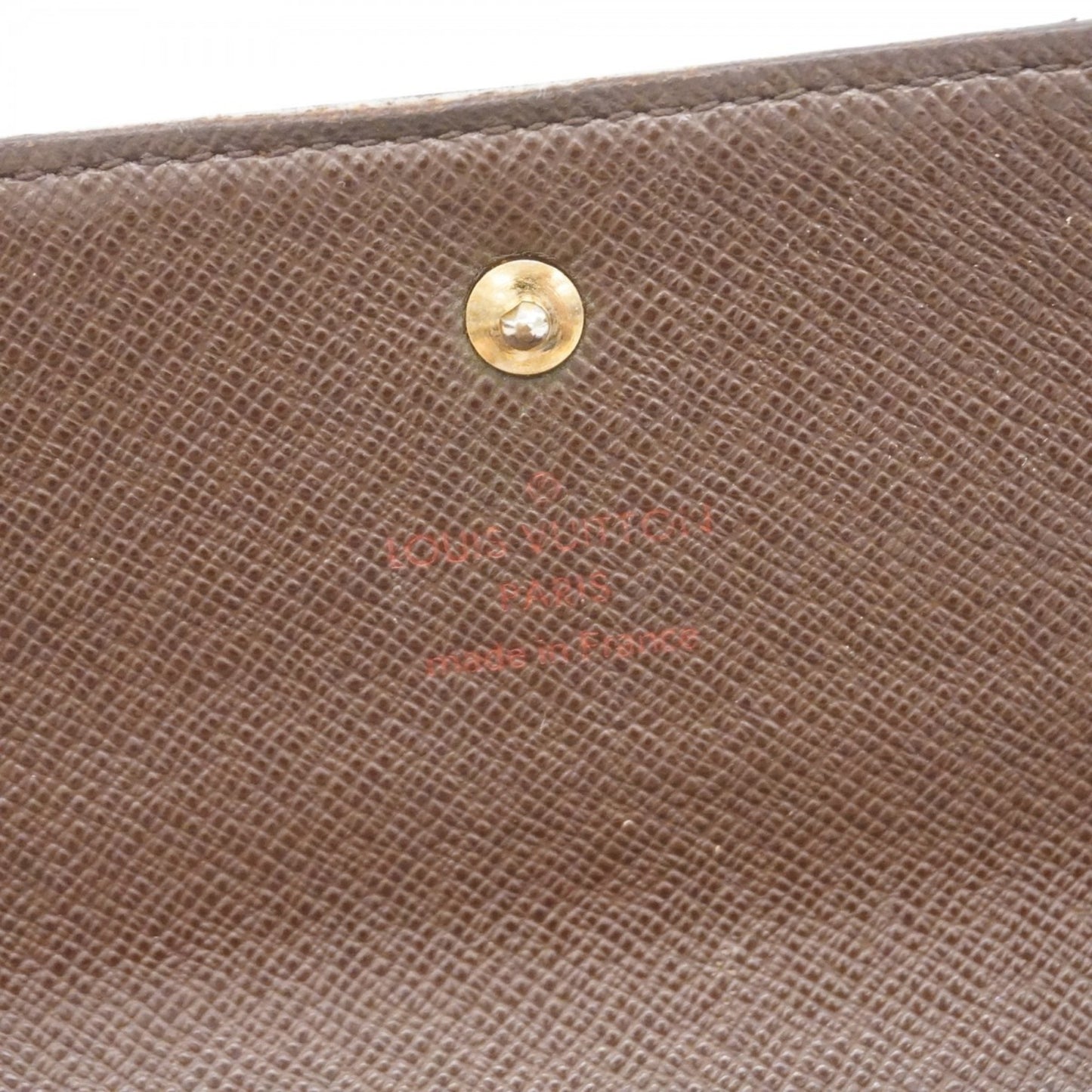 Louis Vuitton Tri-Fold Long Wallet Damier Portefeuille International N61217 Ebene