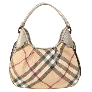 Burberry Nova Check Flower Embossed Handbag