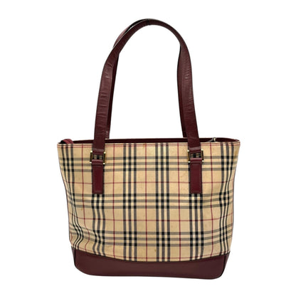 Burberry Nova Check Handbag Tote Bag