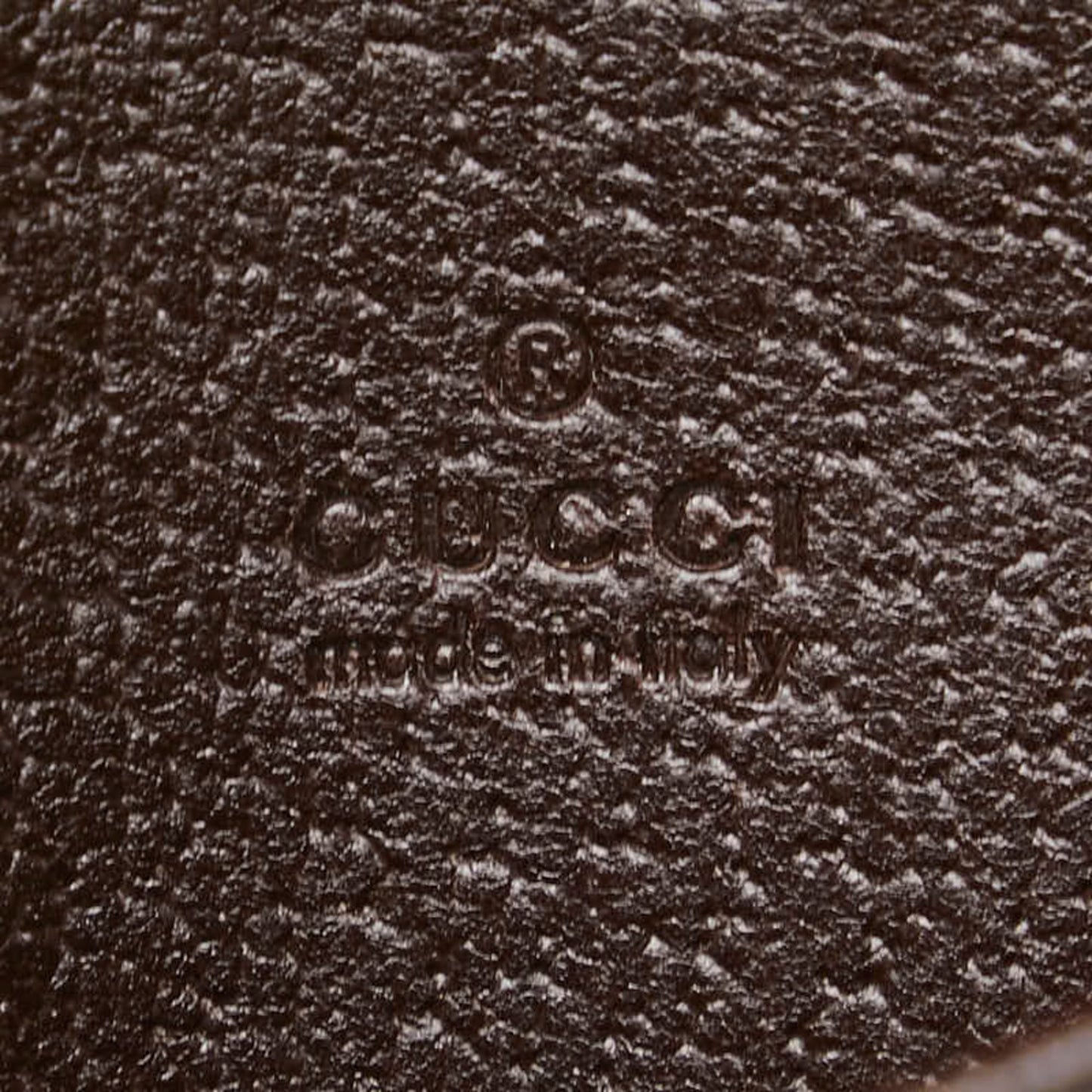 Gucci Gg Canvas Business Card Case/Card Case/Pass Case 120965 Beige Brown Leather