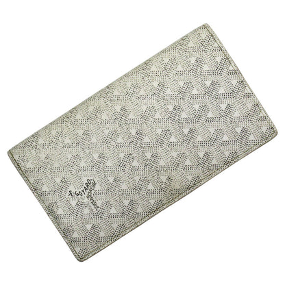 Goyard Bi-Fold Long Wallet Leather White