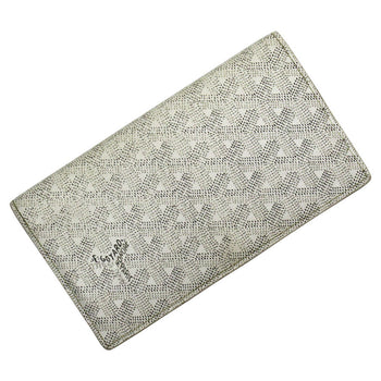 Goyard Bi-Fold Long Wallet Leather White