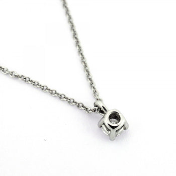 Tiffany Necklace Solitaire 1Pd Pt950 Platinum Diamond
