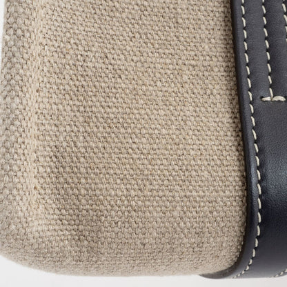Chlo Chloe Woody Medium Tote Bag S383E66V-91J Linen White | Blue