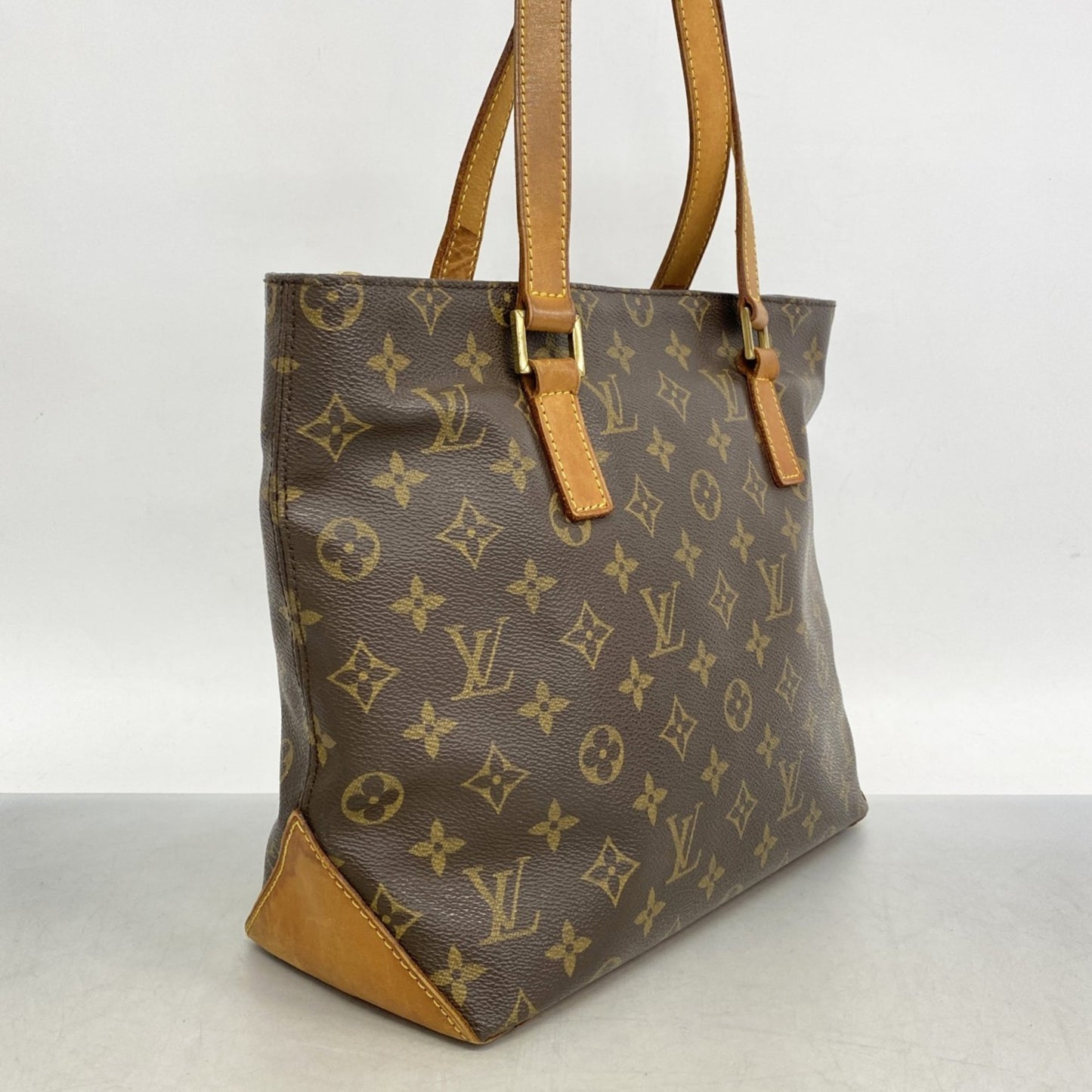 Louis Vuitton Monogram Cabas Piano Tote Bag M51148 Brown