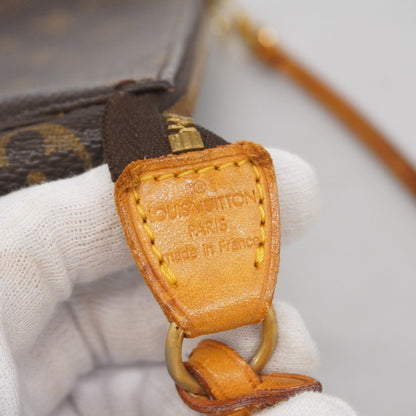 Louis Vuitton Monogram Pochette Accessoires M51980 Brown