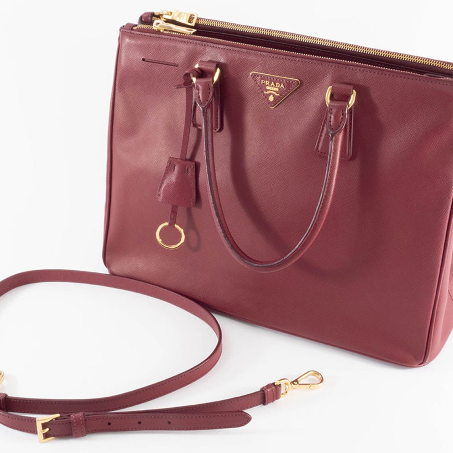 Prada Galleria Saffiano Leather Tote/Shoulder Bag