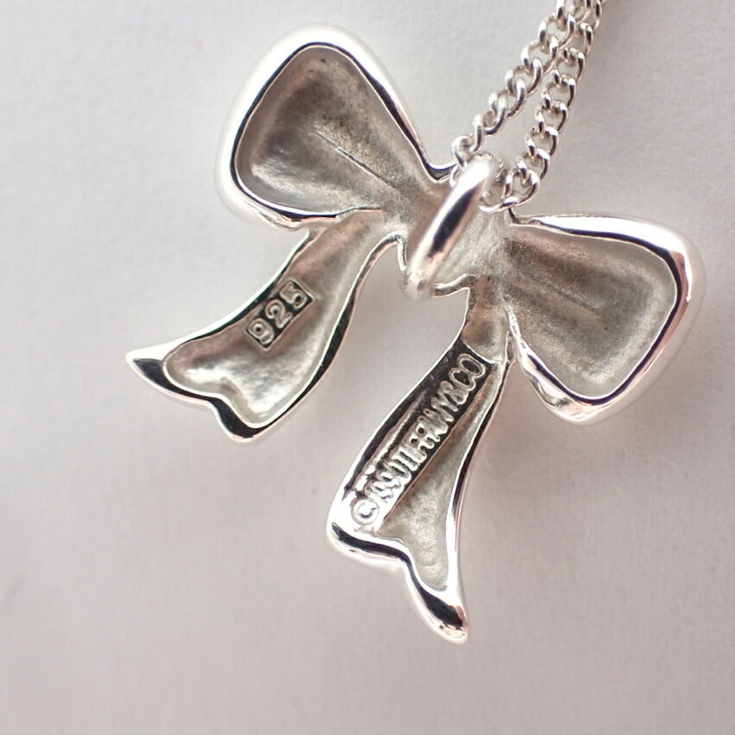 Tiffany Tiffany 925 Ribbon Necklace Pendant