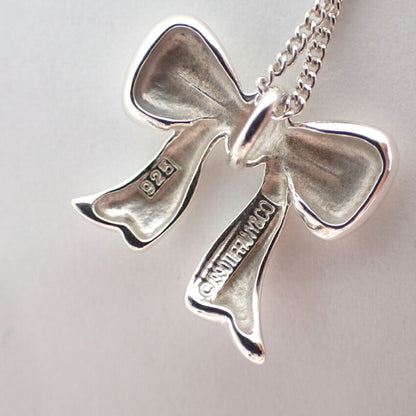 Tiffany Tiffany 925 Ribbon Necklace Pendant