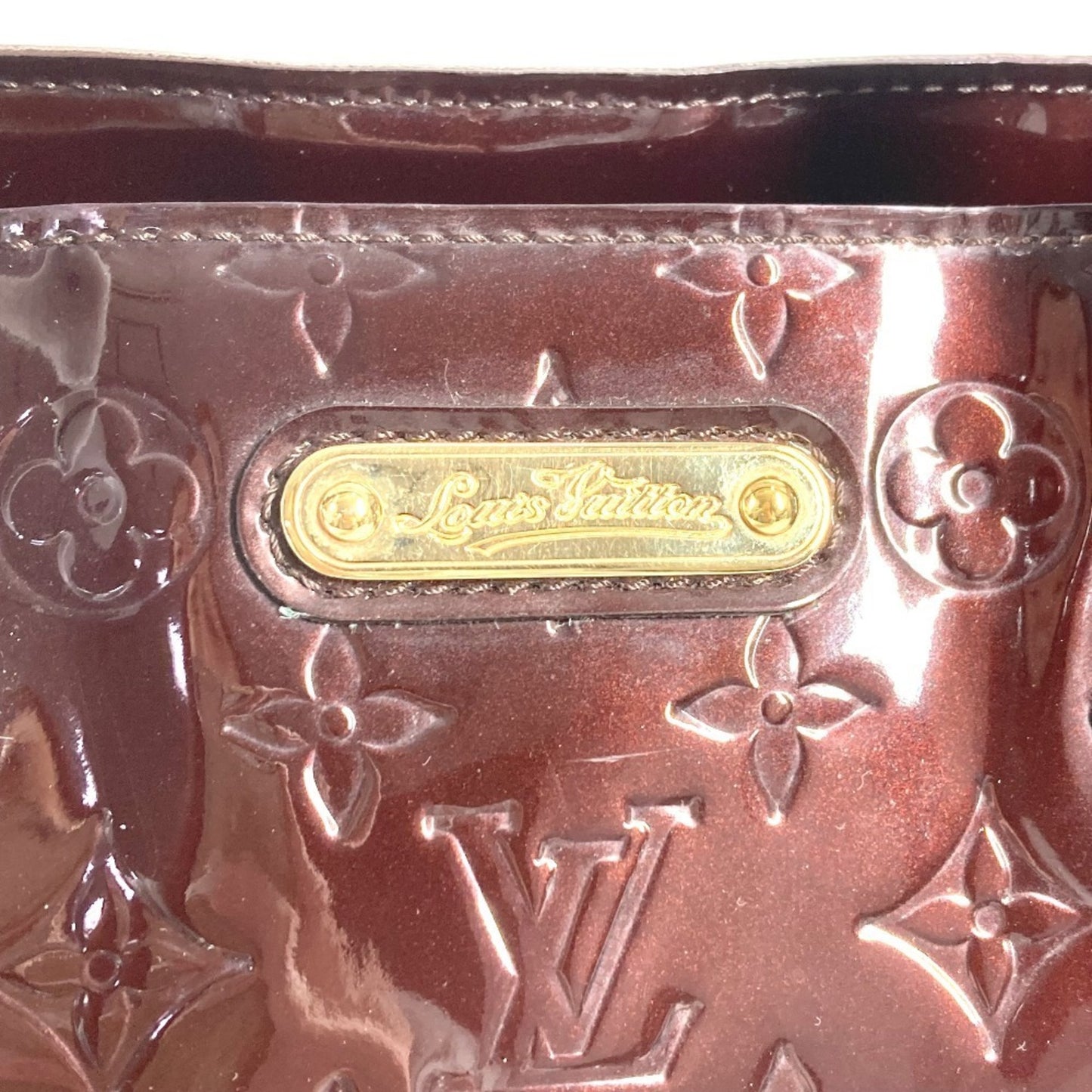 Louis Vuitton M91645 Monogram Vernis Wilshire Mm Tote Bag