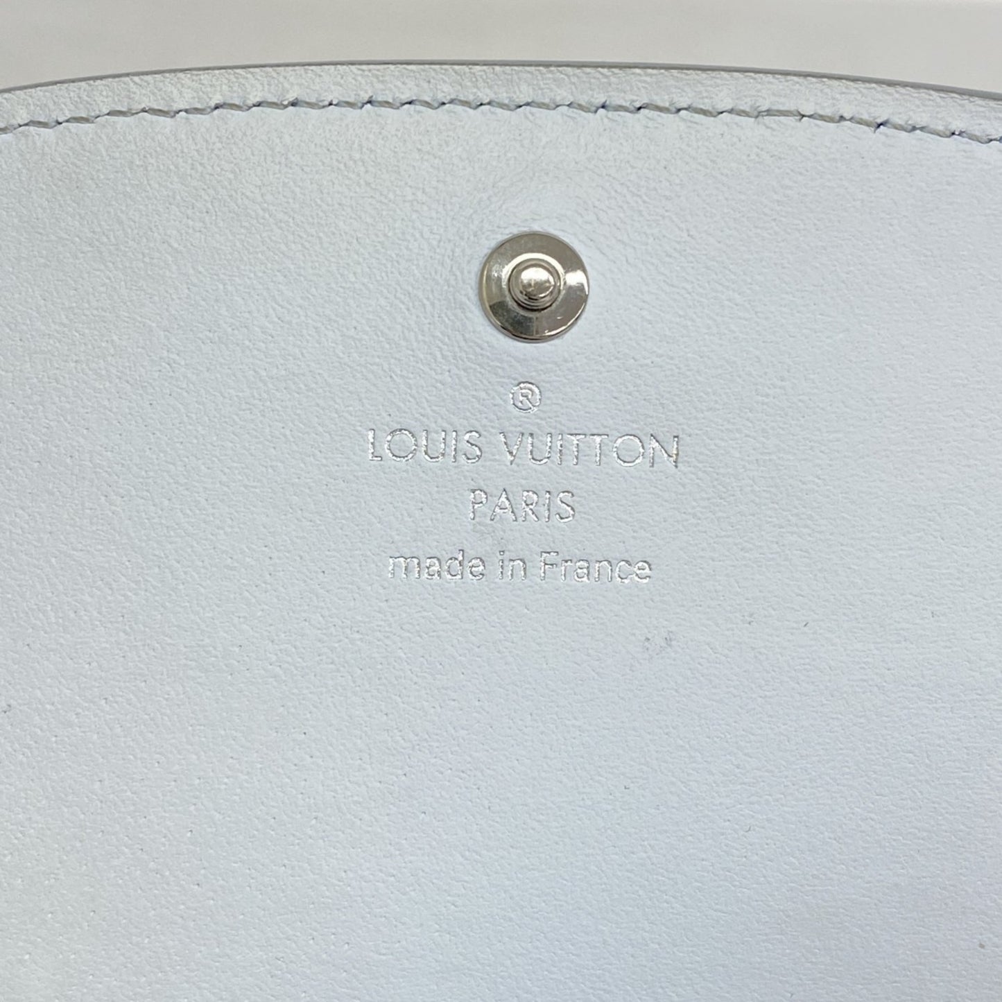 Louis Vuitton Mahina Portefeuille Iris Compact Wallet M11802 White/Blue