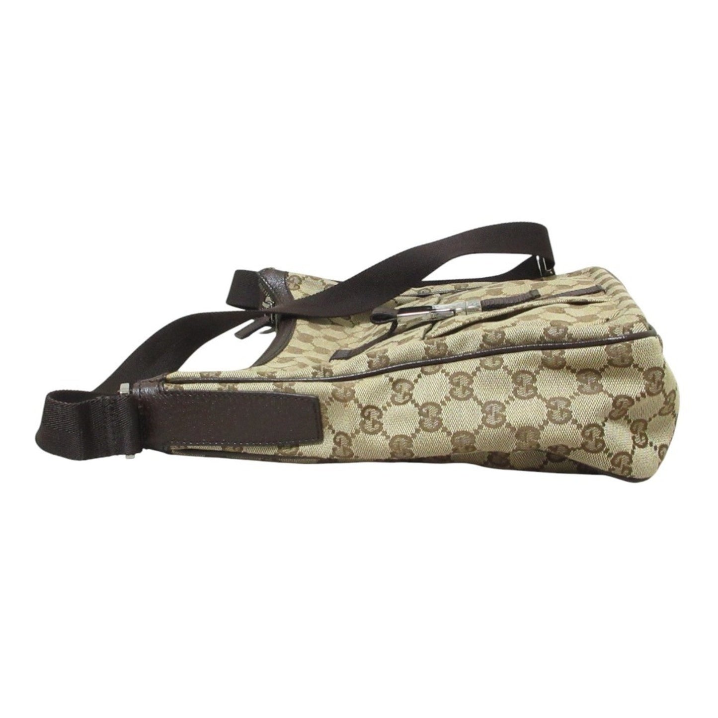 Gucci Gg Canvas Shoulder Bag 131211 Beige Brown