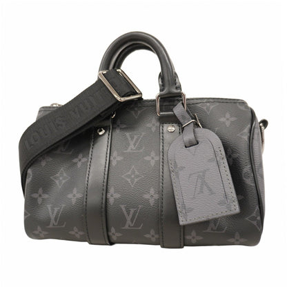Louis Vuitton Monogram Eclipse Reverse Speedy Bandouliere 25 Handbag M46271 Black/Gray