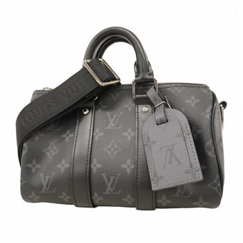 Louis Vuitton Monogram Eclipse Reverse Speedy Bandouliere 25 Handbag M46271 Black/Gray
