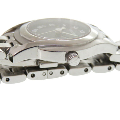 Gucci 5500L Stainless Steel Black Silver Dial Quartz Watch 1491Gucci