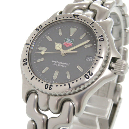 Tag Heuer Sel Date S99.213 Professional Stainless Steel Grey Quartz Watch 0232 Heuer