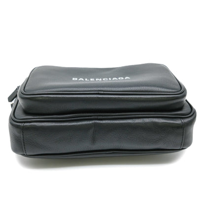 Balenciaga Shoulder Bag Everyday Body Leather Black 638414